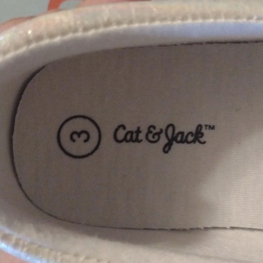 Cat and jack big girls shoe Aliki mermaid style sneaker ssize 3 new - Picture 4 of 4